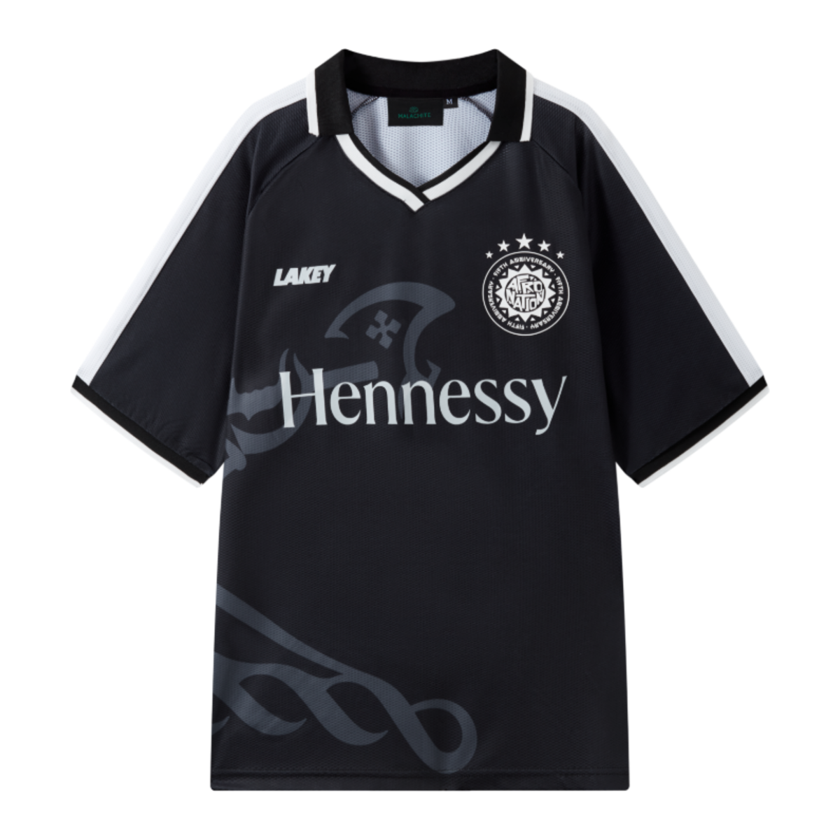 Football shirt, black, front